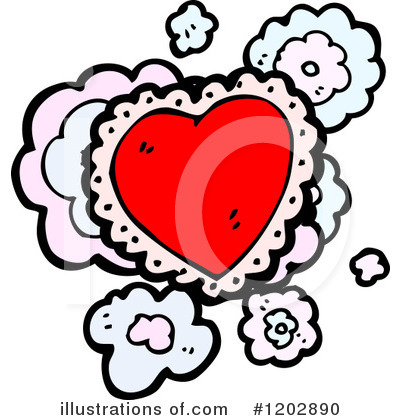 Royalty-Free (RF) Heart Clipart Illustration by lineartestpilot - Stock Sample #1202890