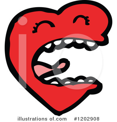 Valentine Heart Clipart #1202908 by lineartestpilot