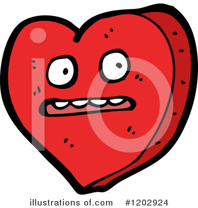 Valentine Heart Clipart #1202924 by lineartestpilot
