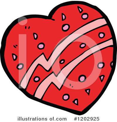 Valentine Heart Clipart #1202925 by lineartestpilot