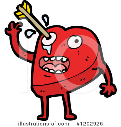 Royalty-Free (RF) Heart Clipart Illustration by lineartestpilot - Stock Sample #1202926