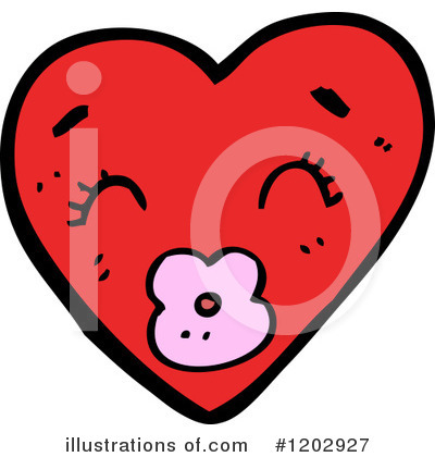 Valentine Heart Clipart #1202927 by lineartestpilot