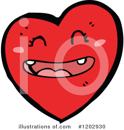 Royalty-Free (RF) Heart Clipart Illustration by lineartestpilot - Stock Sample #1202930