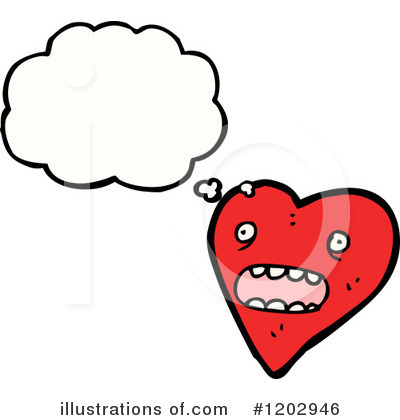 Valentine Heart Clipart #1202946 by lineartestpilot