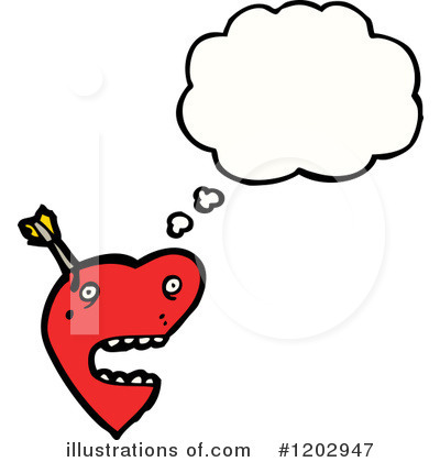 Valentine Heart Clipart #1202947 by lineartestpilot