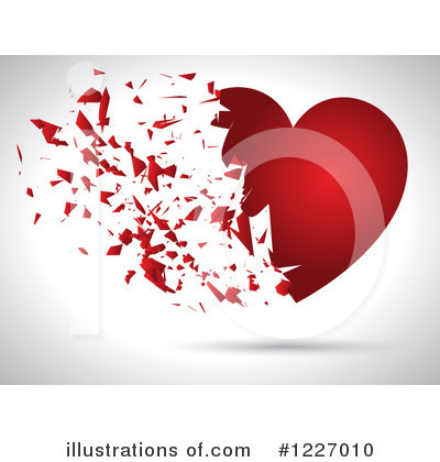 Broken Heart Clipart #1227010 by KJ Pargeter