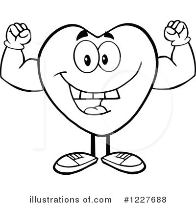 Heart Clipart #1227688 - Illustration by Hit Toon