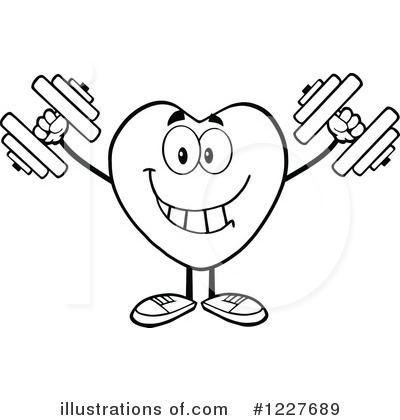 Royalty-Free (RF) Heart Clipart Illustration by Hit Toon - Stock Sample #1227689