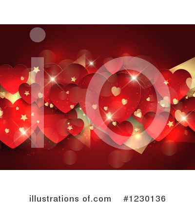 Royalty-Free (RF) Heart Clipart Illustration by KJ Pargeter - Stock Sample #1230136
