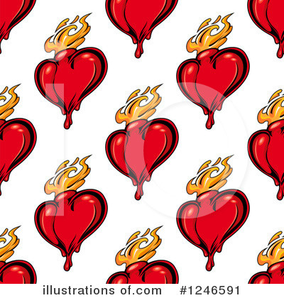 Royalty-Free (RF) Heart Clipart Illustration by Vector Tradition SM - Stock Sample #1246591