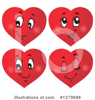 Royalty-Free (RF) Heart Clipart Illustration by visekart - Stock Sample #1279696