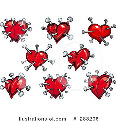 Royalty-Free (RF) Heart Clipart Illustration by Vector Tradition SM - Stock Sample #1288206