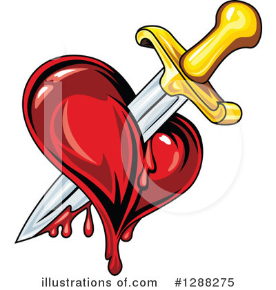 Royalty-Free (RF) Heart Clipart Illustration by Vector Tradition SM - Stock Sample #1288275