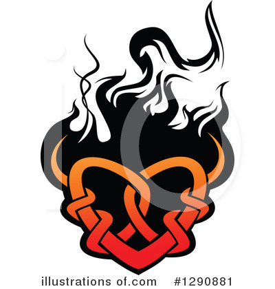 Royalty-Free (RF) Heart Clipart Illustration by Vector Tradition SM - Stock Sample #1290881