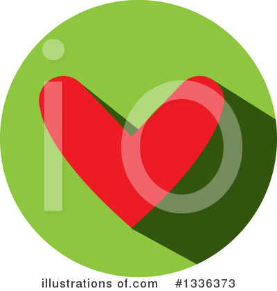 Royalty-Free (RF) Heart Clipart Illustration by ColorMagic - Stock Sample #1336373