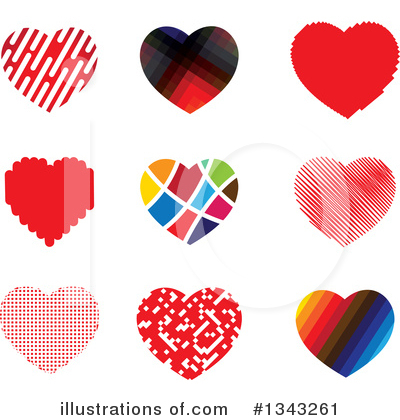 Royalty-Free (RF) Heart Clipart Illustration by ColorMagic - Stock Sample #1343261