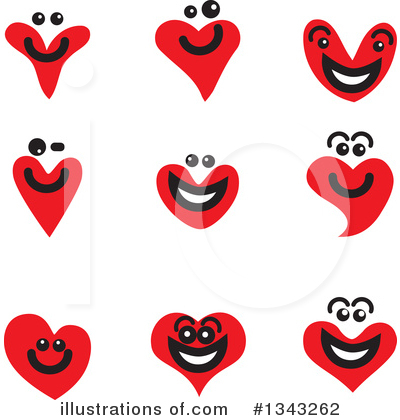 Royalty-Free (RF) Heart Clipart Illustration by ColorMagic - Stock Sample #1343262