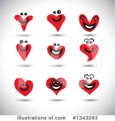 Royalty-Free (RF) Heart Clipart Illustration by ColorMagic - Stock Sample #1343263