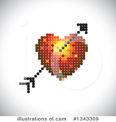 Royalty-Free (RF) Heart Clipart Illustration by ColorMagic - Stock Sample #1343309