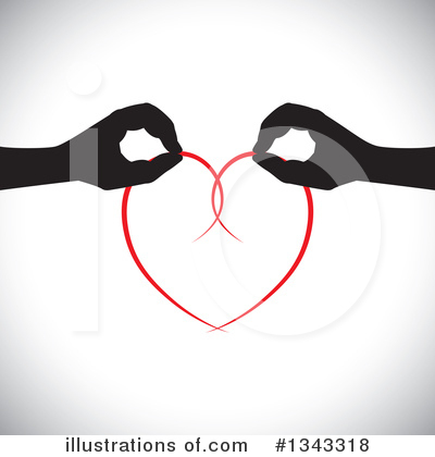 Royalty-Free (RF) Heart Clipart Illustration by ColorMagic - Stock Sample #1343318