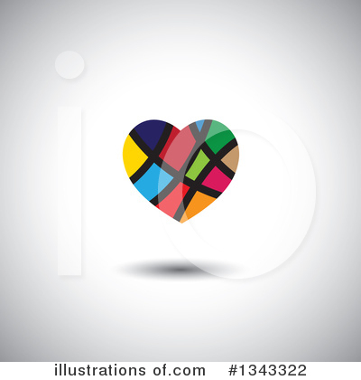 Royalty-Free (RF) Heart Clipart Illustration by ColorMagic - Stock Sample #1343322