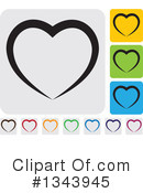 Heart Clipart #1343945 by ColorMagic