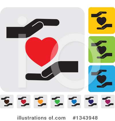 Royalty-Free (RF) Heart Clipart Illustration by ColorMagic - Stock Sample #1343948