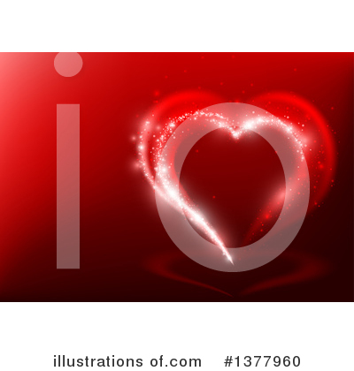 Heart Background Clipart #1377960 by dero