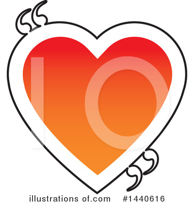 Royalty-Free (RF) Heart Clipart Illustration by ColorMagic - Stock Sample #1440616