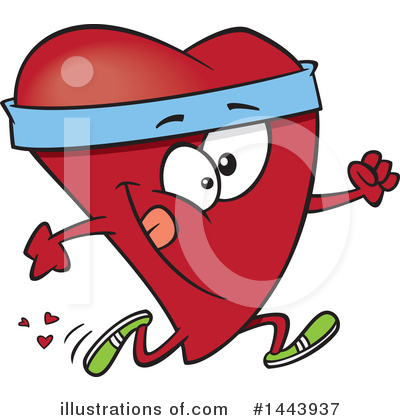 Royalty-Free (RF) Heart Clipart Illustration by toonaday - Stock Sample #1443937