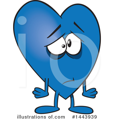 Heart Character Clipart #1443939 by toonaday
