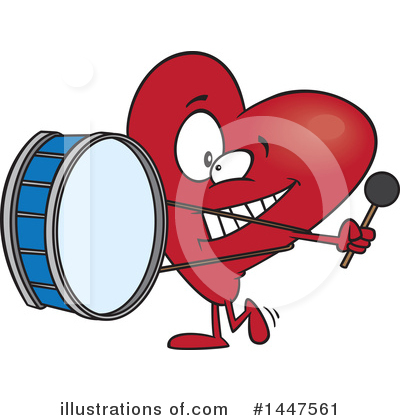 Heart Character Clipart #1447561 by toonaday