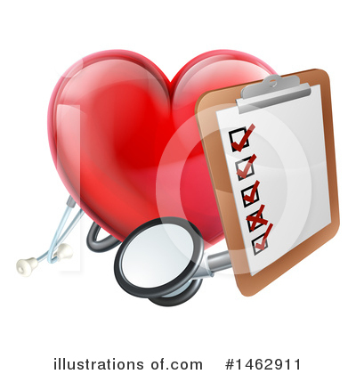 Royalty-Free (RF) Heart Clipart Illustration by AtStockIllustration - Stock Sample #1462911