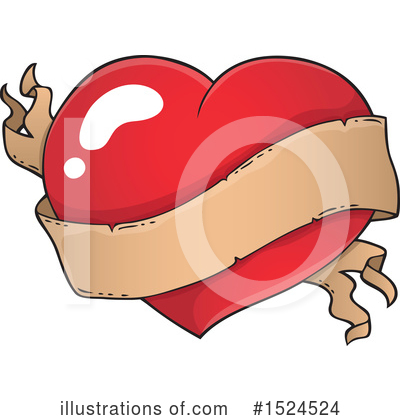 Heart Clipart #1524524 by visekart