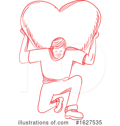 Royalty-Free (RF) Heart Clipart Illustration by patrimonio - Stock Sample #1627535