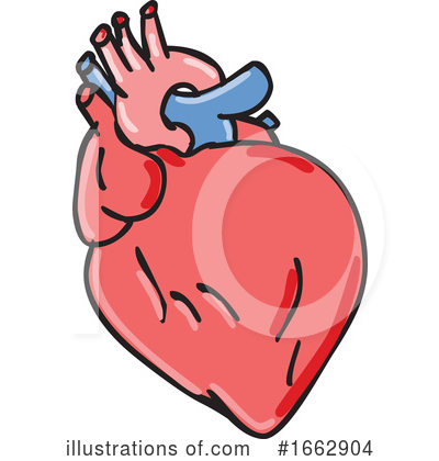 Royalty-Free (RF) Heart Clipart Illustration by patrimonio - Stock Sample #1662904
