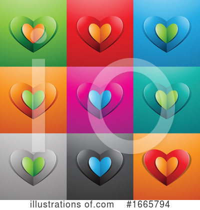 Royalty-Free (RF) Heart Clipart Illustration by cidepix - Stock Sample #1665794