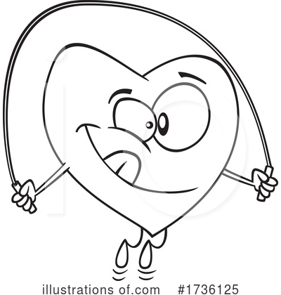 Heart Character Clipart #1736125 by toonaday