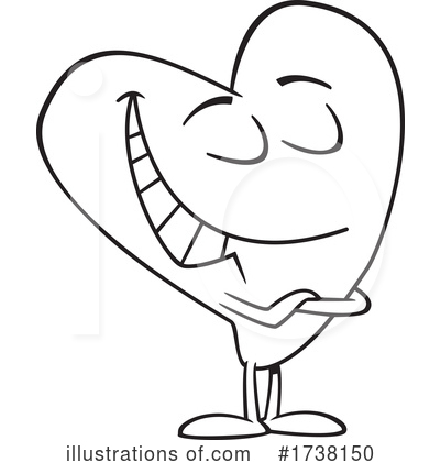Royalty-Free (RF) Heart Clipart Illustration by toonaday - Stock Sample #1738150
