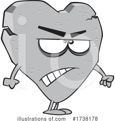 Heart Mascot Clipart #1738178 by toonaday