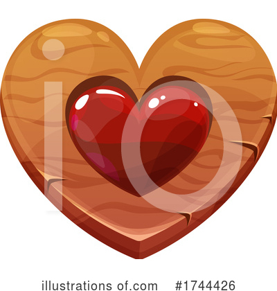 Royalty-Free (RF) Heart Clipart Illustration by Vector Tradition SM - Stock Sample #1744426