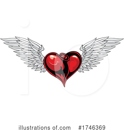 Royalty-Free (RF) Heart Clipart Illustration by Vector Tradition SM - Stock Sample #1746369