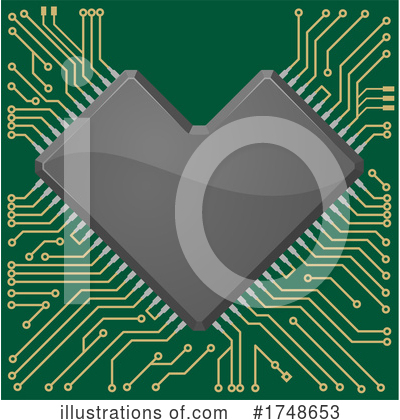 Motherboard Clipart #1748653 by Vector Tradition SM