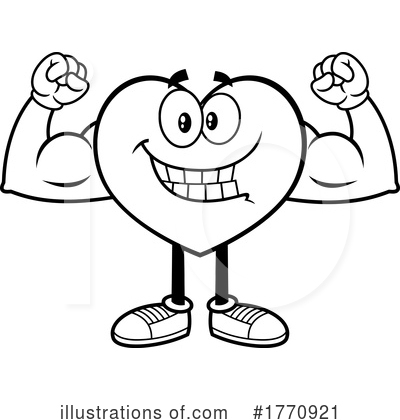 Royalty-Free (RF) Heart Clipart Illustration by Hit Toon - Stock Sample #1770921