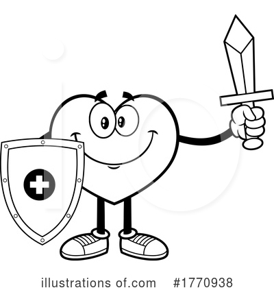Royalty-Free (RF) Heart Clipart Illustration by Hit Toon - Stock Sample #1770938