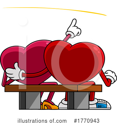 Royalty-Free (RF) Heart Clipart Illustration by Hit Toon - Stock Sample #1770943