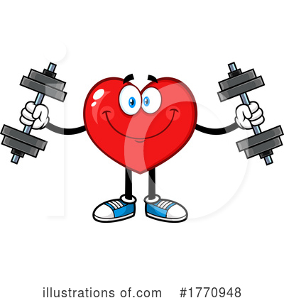 Royalty-Free (RF) Heart Clipart Illustration by Hit Toon - Stock Sample #1770948