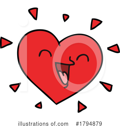 Royalty-Free (RF) Heart Clipart Illustration by lineartestpilot - Stock Sample #1794879