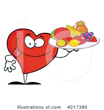 Royalty-Free (RF) Heart Clipart Illustration by Hit Toon - Stock Sample #217380