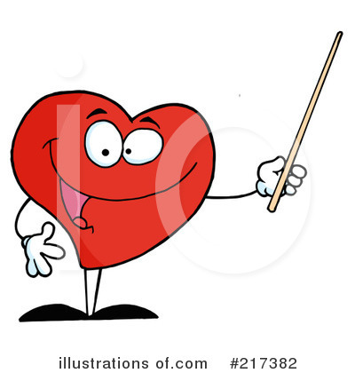 Royalty-Free (RF) Heart Clipart Illustration by Hit Toon - Stock Sample #217382